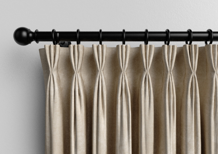 Florence Faux Suede, Light Tan - Made to Measure Curtains - Image 11